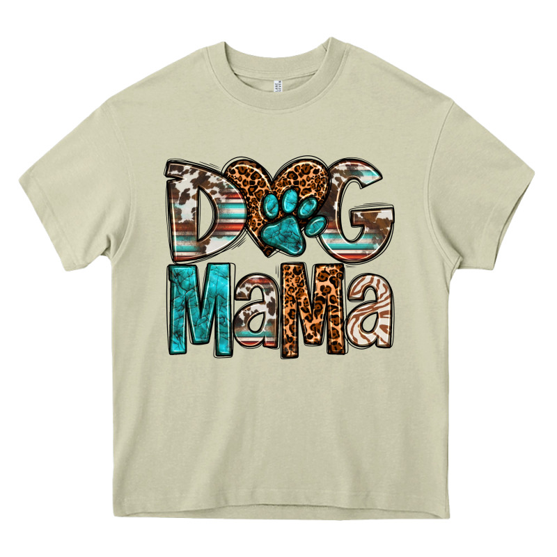 Dog Mama Heavy Core Tee by OliviaCreatesArt | Teevron