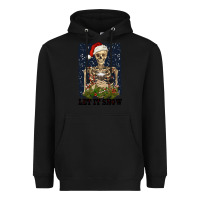 Black let it snow Heavyweight Hoodie - RanaPortraitStore