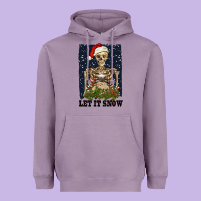 Let It Snow Heavyweight Hoodie Designed By Ranaportraitstore