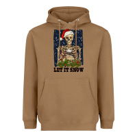 Toasted Coconut let it snow Heavyweight Hoodie - RanaPortraitStore