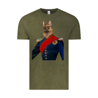 Vintage Olive Pet Portraits, Custom Pet Portraits, Renaissance Pet Portraits, Custom Vintage Tee - RanaPortraitStore