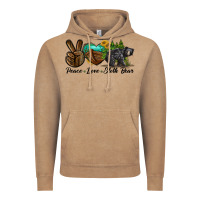 Vintage Coffee peace love sloth bear Vintage Hoodie - LillyAllenDesigns