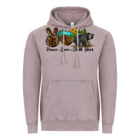 Vintage Zinc peace love sloth bear Vintage Hoodie - LillyAllenDesigns