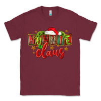 Burgundy christmas nonnie claus Classic Tee - FaDigitalArtStudio