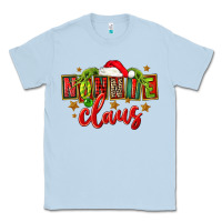 Dusty Blue christmas nonnie claus Classic Tee - FaDigitalArtStudio