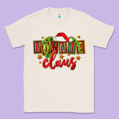 Christmas Nonnie Claus Classic Tee Designed By Fadigitalartstudio