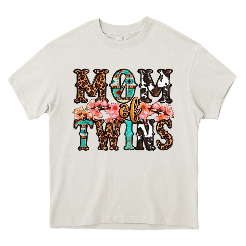 Mom Of Twins Heavy Core Tee by OliviaCreatesArt | Teevron
