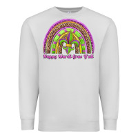 Dove Grey happy mardi gras y'all rainbow Premium Sweatshirt - Jasminsmagicworld