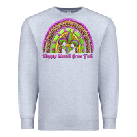 Heather Grey happy mardi gras y'all rainbow Premium Sweatshirt - Jasminsmagicworld