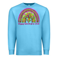 Ocean Blue happy mardi gras y'all rainbow Premium Sweatshirt - Jasminsmagicworld