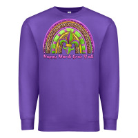 Purple happy mardi gras y'all rainbow Premium Sweatshirt - Jasminsmagicworld
