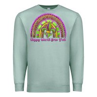 Seafoam happy mardi gras y'all rainbow Premium Sweatshirt - Jasminsmagicworld