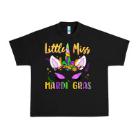 Little Miss Mardi Gras Urban Heavy Tee | Teevron