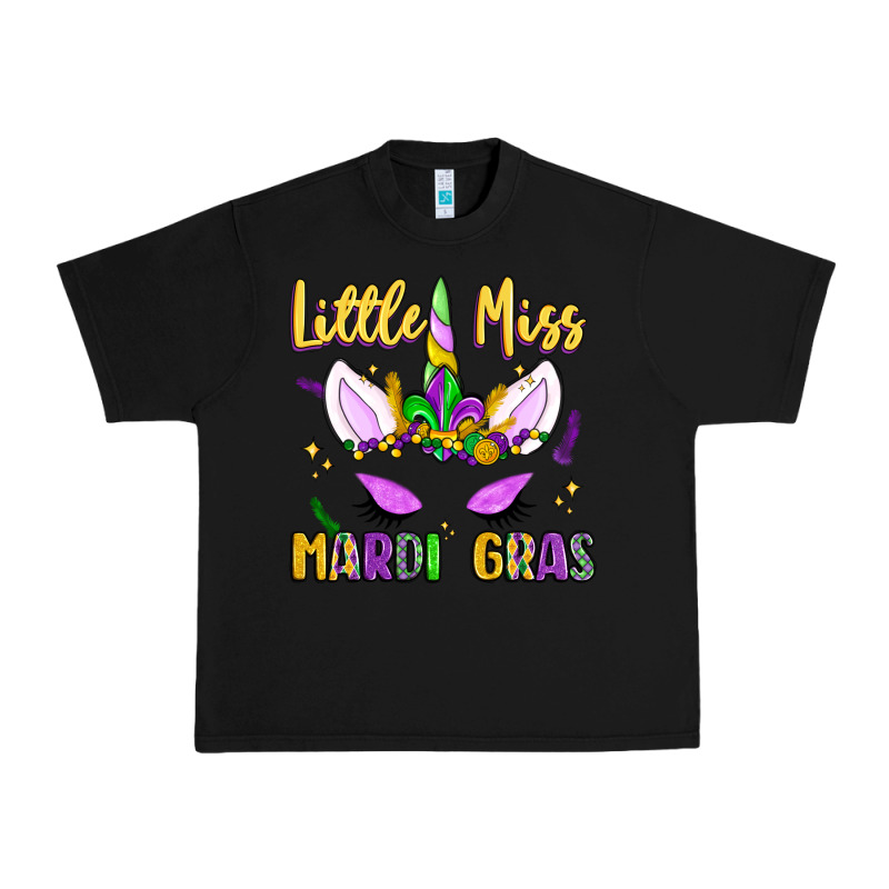 Little Miss Mardi Gras Urban Heavy Tee by LillyAllenDesigns | Teevron
