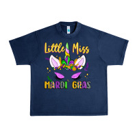 Navy little miss mardi gras Urban Heavy Tee - LillyAllenDesigns