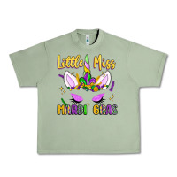 Oil Green little miss mardi gras Urban Heavy Tee - LillyAllenDesigns