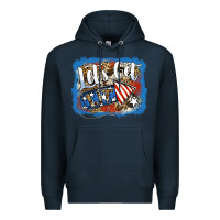 Navy Let's Get Lit Premium Hoodie - Jasminsmagicworld