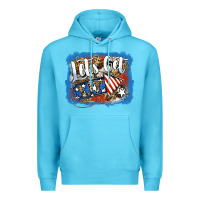 Ocean Blue Let's Get Lit Premium Hoodie - Jasminsmagicworld