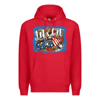 Red Let's Get Lit Premium Hoodie - Jasminsmagicworld