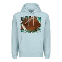 Blue Mist sports football background Premium Hoodie - Artiststas