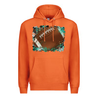 Carrot sports football background Premium Hoodie - Artiststas