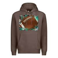 Coffee sports football background Premium Hoodie - Artiststas