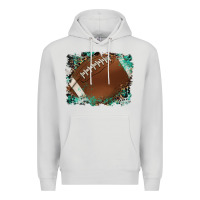 Dove Grey sports football background Premium Hoodie - Artiststas