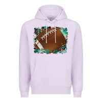 Lilac sports football background Premium Hoodie - Artiststas