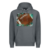 Rock sports football background Premium Hoodie - Artiststas