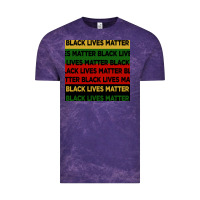 Cloud Purple black lives matter seamless pattern Vintage Tee - BundleAndBundleShop
