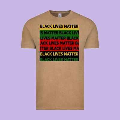 Black Lives Matter Seamless Pattern Vintage Tee Designed By Bundleandbundleshop