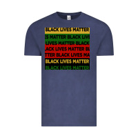 Vintage Denim black lives matter seamless pattern Vintage Tee - BundleAndBundleShop