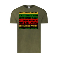 Vintage Olive black lives matter seamless pattern Vintage Tee - BundleAndBundleShop