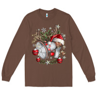 Chestnut Merry Christmas Long Sleeve Tee - CowhideDigitalArt
