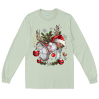 Matcha Merry Christmas Long Sleeve Tee - CowhideDigitalArt