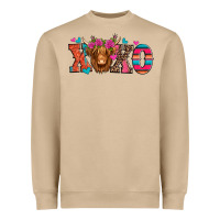 Mushroom xoxo valentine's day highland cow Heavyweight Sweatshirt - Jasminsmagicworld