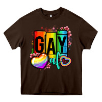 Chocolate Brown gay af Heavy Core Tee - OliviaCreatesArt