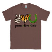 Chestnut Peace Love Luck Classic Tee - Jasminsmagicworld