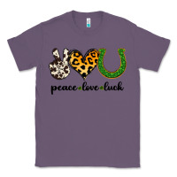 Lavender Peace Love Luck Classic Tee - Jasminsmagicworld