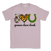 Lilac Peace Love Luck Classic Tee - Jasminsmagicworld