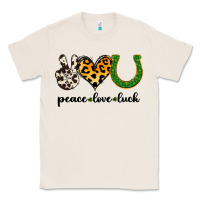 Natural Peace Love Luck Classic Tee - Jasminsmagicworld