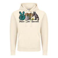 Vintage Artic Peace love raccoon Vintage Hoodie - LillyAllenDesigns