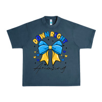 Midnight Navy Down Right Amazing Urban Heavy Tee - CowhideDigitalArt