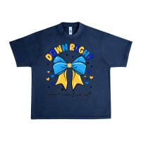 Navy Down Right Amazing Urban Heavy Tee - CowhideDigitalArt