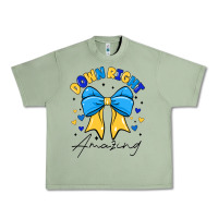 Oil Green Down Right Amazing Urban Heavy Tee - CowhideDigitalArt