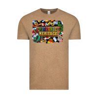 Hispanic Heritage Flags Vintage Tee | Teevron