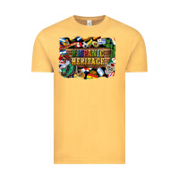 Vintage Mustard hispanic heritage flags Vintage Tee - BundleAndBundleShop