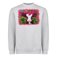 Heather Grey valentines day baby calf Heavyweight Sweatshirt - Jasminsmagicworld