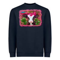 Valentines Day Baby Calf Heavyweight Sweatshirt | Teevron