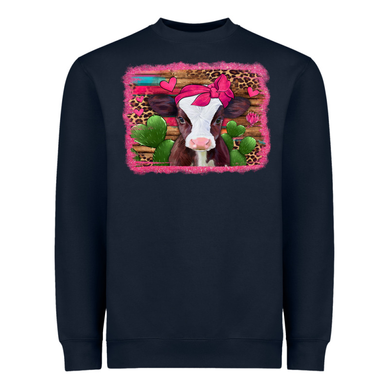 Valentines Day Baby Calf Heavyweight Sweatshirt by Jasminsmagicworld | Teevron